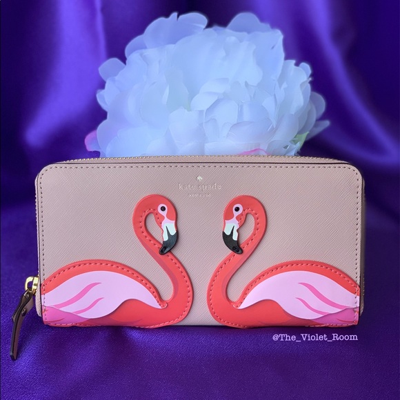 kate spade Handbags - ▪️KATE SPADE▪️Large Wallet Flamingo By The Pool